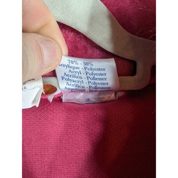 VTG Women’s Berger Du Nord Dressing Gown Robe Pink XL - Picture 8 of 11